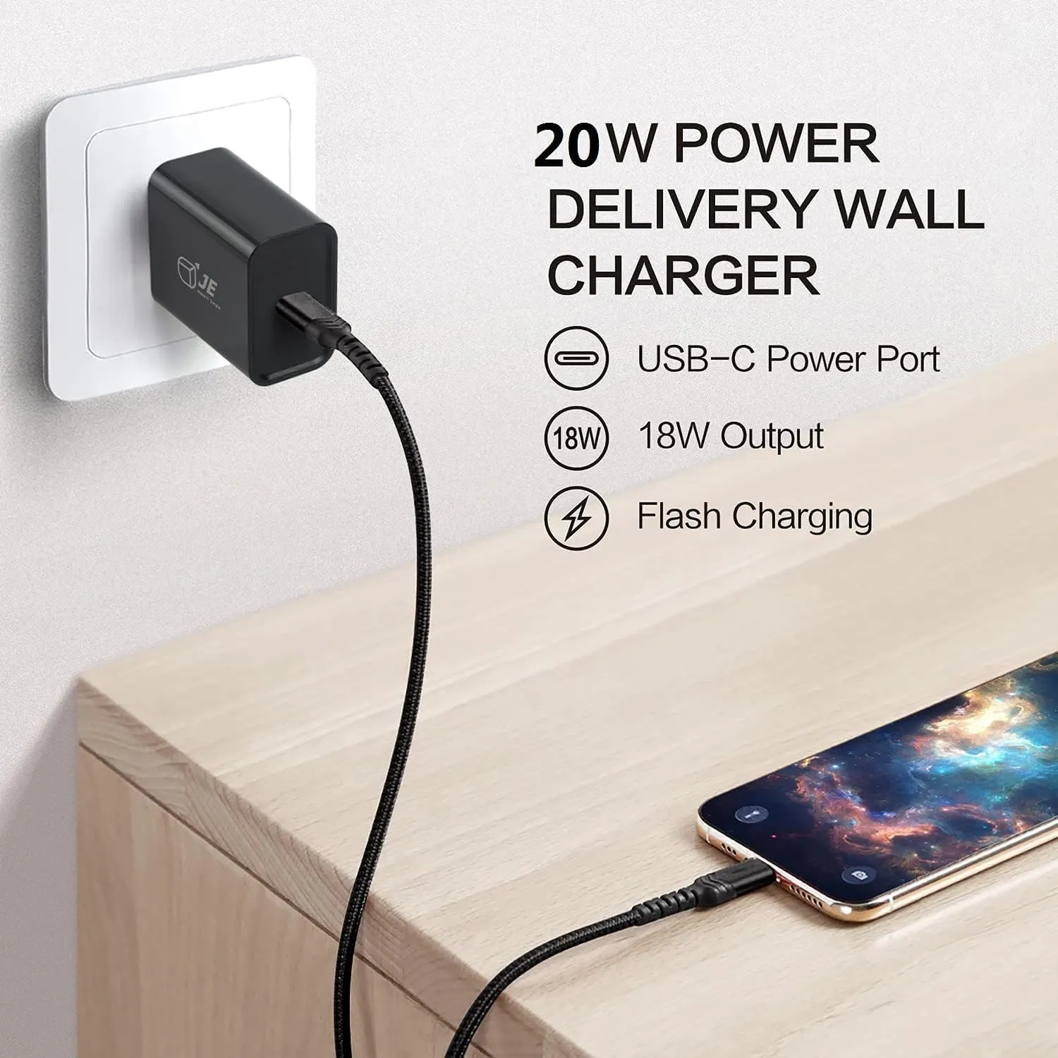 Wall Charger USB-C Power Adapter iPhone