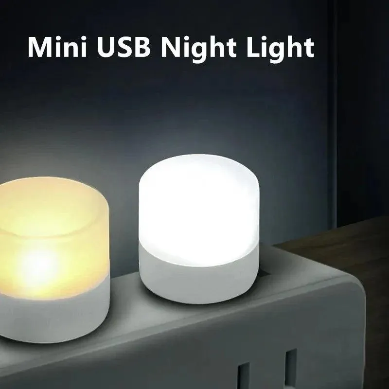 Warm White LED Night Light for Reading and Computer Use: Illuminate Your Workspace