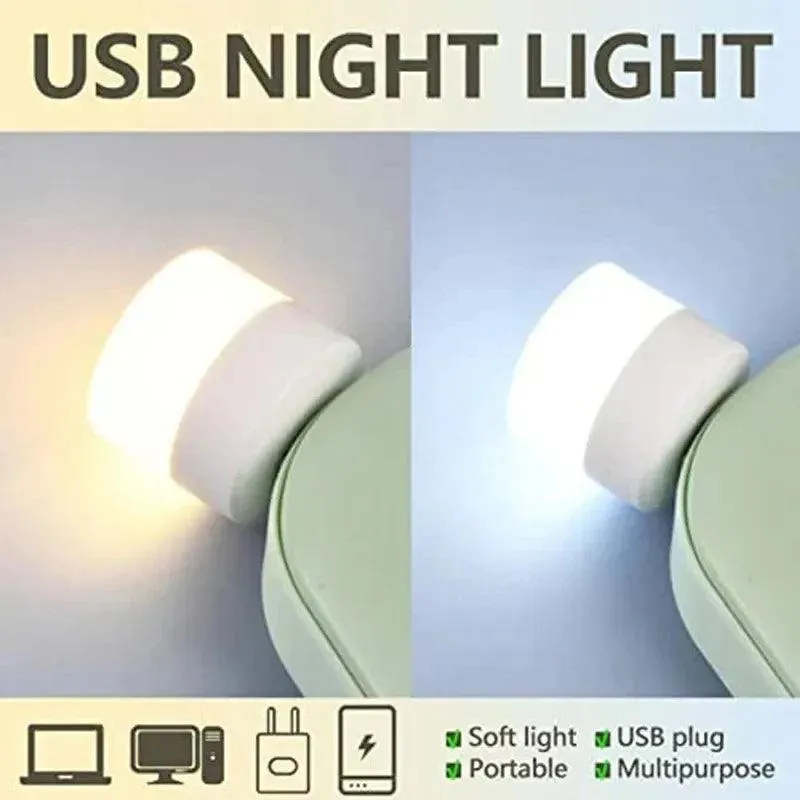 Warm White LED Night Light for Reading and Computer Use: Illuminate Your Workspace