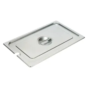 Winco SPCF Stainless Steel Steam Pan Cover, Full-size, Slotted